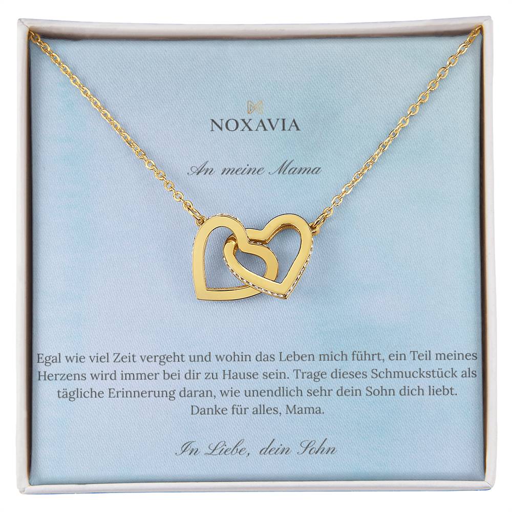 Doppelherzkette an meine Mama (Sohn)