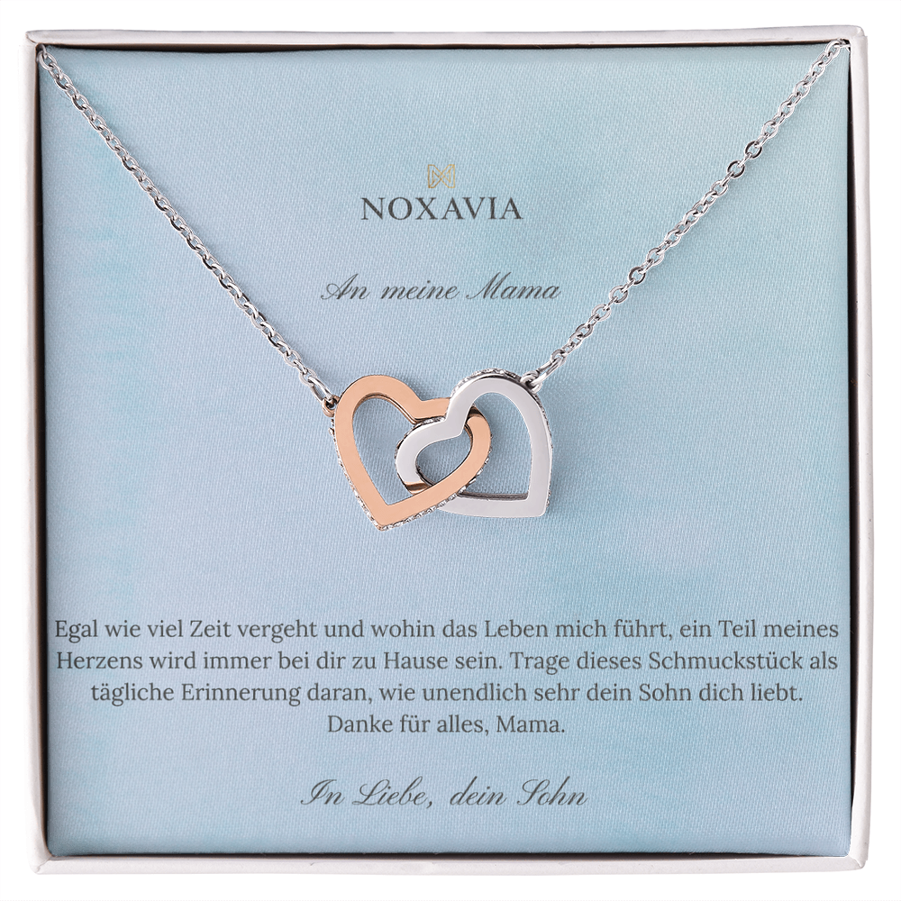 Doppelherzkette an meine Mama (Sohn)